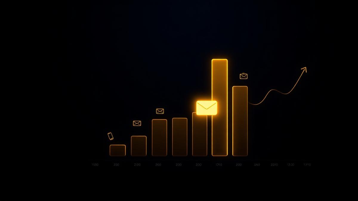 Glowing gold chart illustrating missed after-hours calls going to voicemail