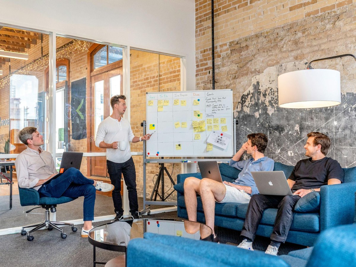 A business team plans local lead generation in California strategies.