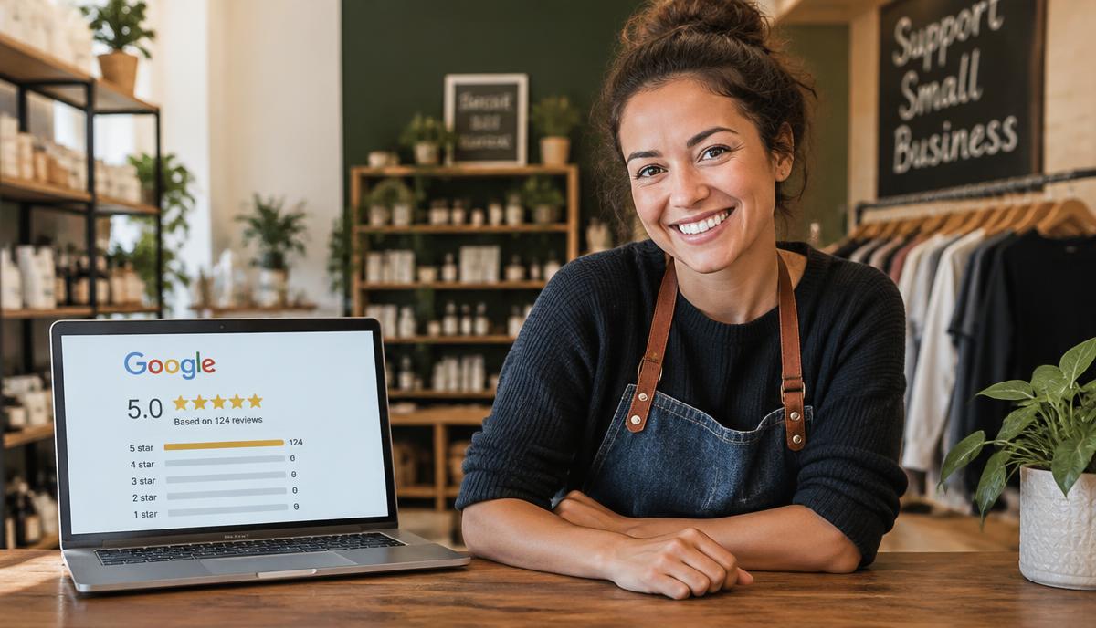 California business owner building a strong reputation with review generation services in California