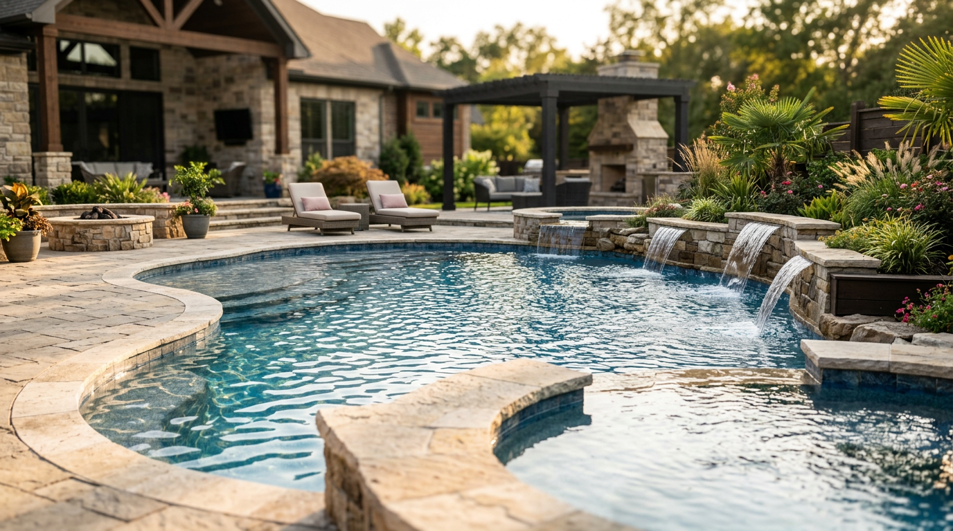 Clovis Custom Pools, Website Design That Sells $80K Builds, Pool Builders insights from Willix AI