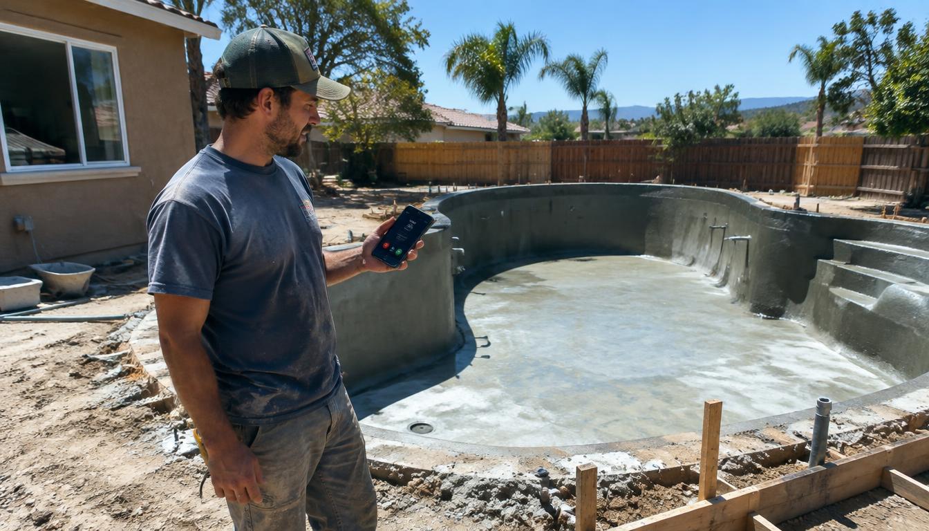 How Pool Builders Use AI Receptionists to Book More Projects, Pool Builders guide by Willix AI