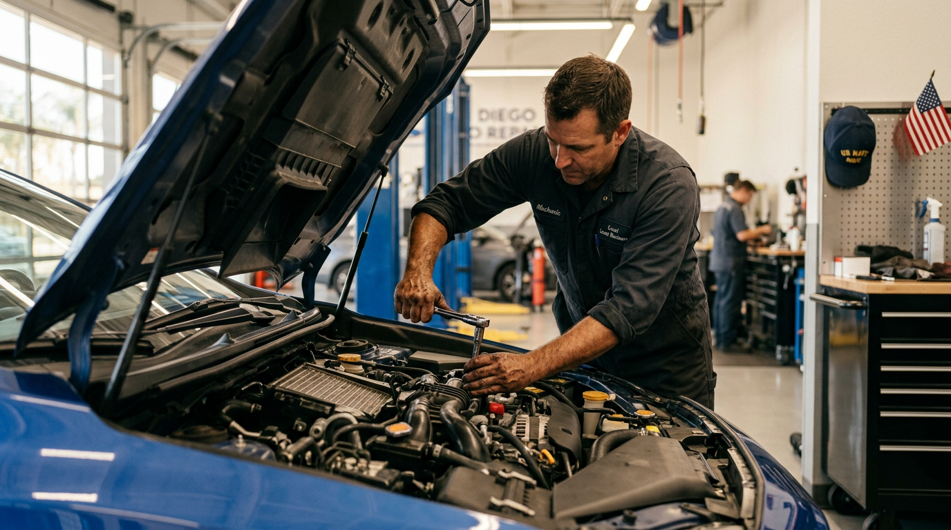 San Diego Auto Repair Marketing: Military + Local Mix, Auto Repair insights from Willix AI